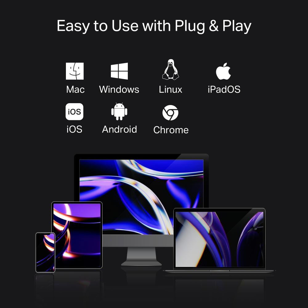 Хаб USB TP-LINK UH9120C USB-C > 3xUSB3.0/1xUSB-C/xHDMI/1xRJ45/1xSD/1xmicroSD/1xPD 100Whфото