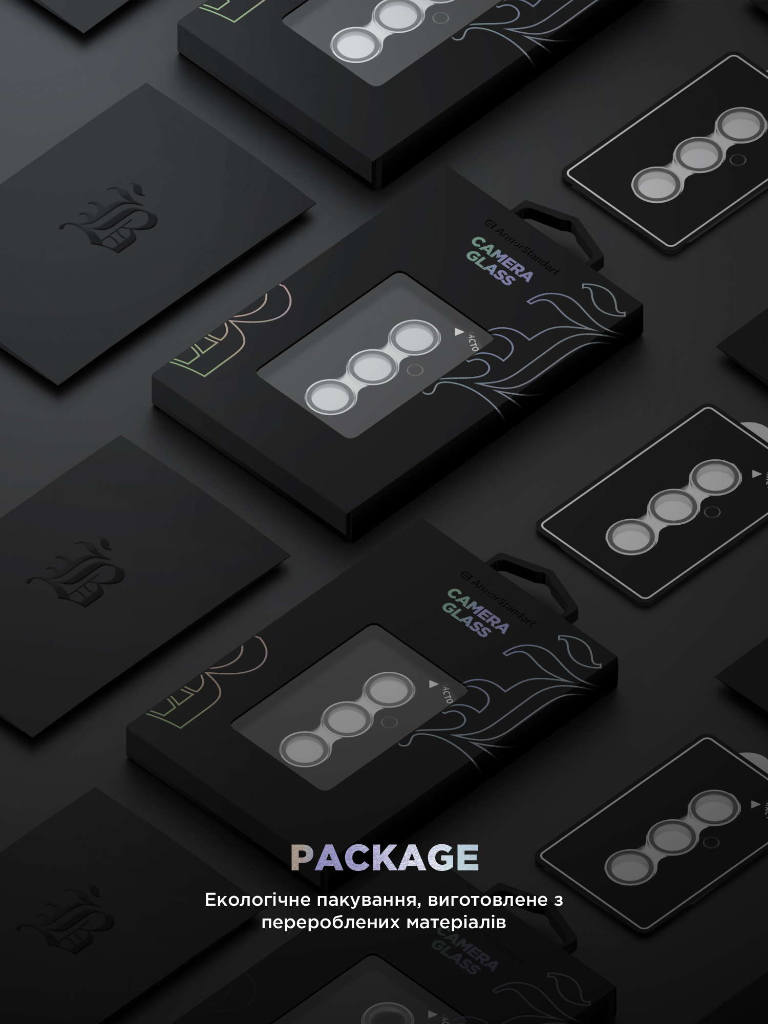 Защитное стекло для камеры ArmorStandart Supreme Black Icon для Samsung Galaxy S25 Plus Clear (ARM83221) фото 