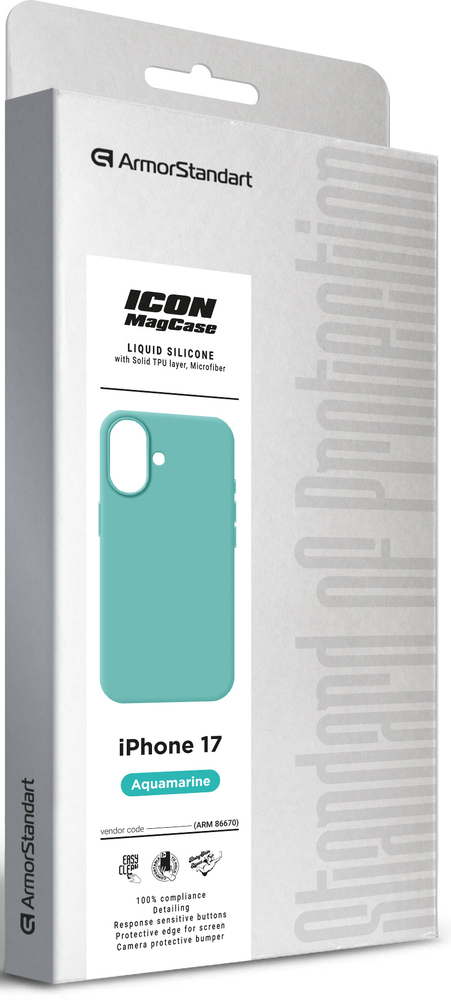 Чохол ArmorStandart ICON2 MagCase для Apple iPhone 17 Aquamarine (ARM86670)фото2