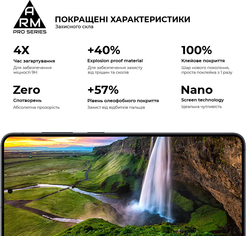 Защитное стекло ArmorStandart Pro для Samsung Galaxy S25 Edge 5G (SM-S937) (ARM83264) фото 5