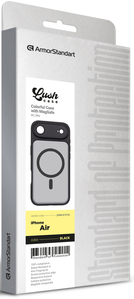 Чохол ArmorStandart Lush MagCase для Apple iPhone Air Black (ARM87476)фото6