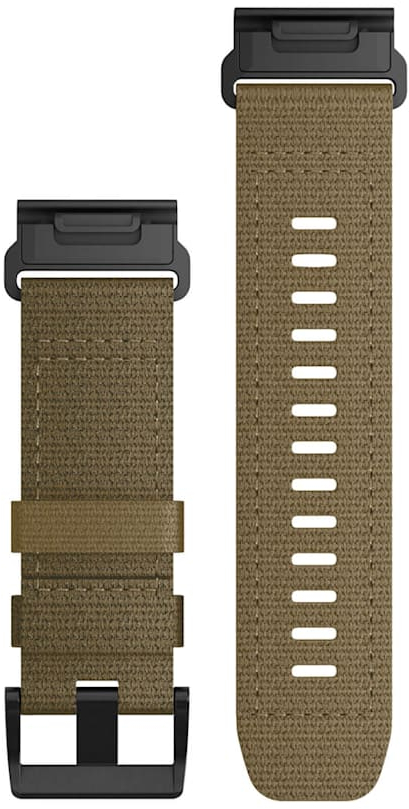 Ремінець Garmin Tactix 7, 26mm QuickFit, Coyote Tan Nylon Band (010-13010-11)фото2