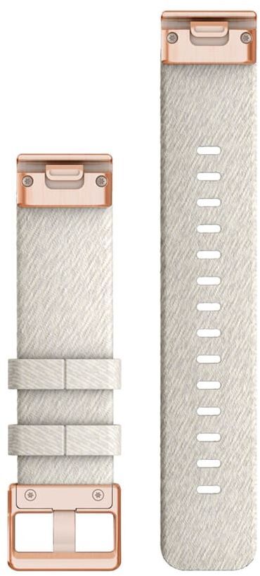 Ремешок Garmin Fenix 7S, 20mm QuickFit Cream Heathered Nylon Band (010-13102-09) фото 2