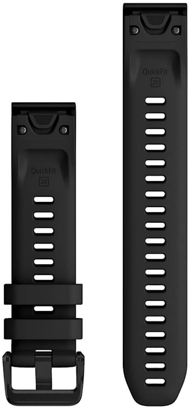 Ремінець Garmin Descent Mk2s, 20mm QuickFit Black Silicone Band (010-13028-00)фото