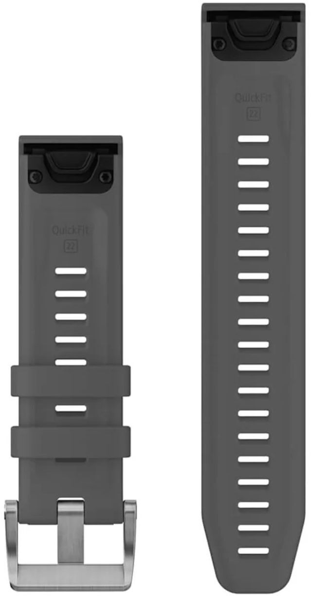 Ремешок Garmin Descent, 22mm, 3-pc, Silicone Dive Band, Slate Gray Band (010-13113-00) фото 2