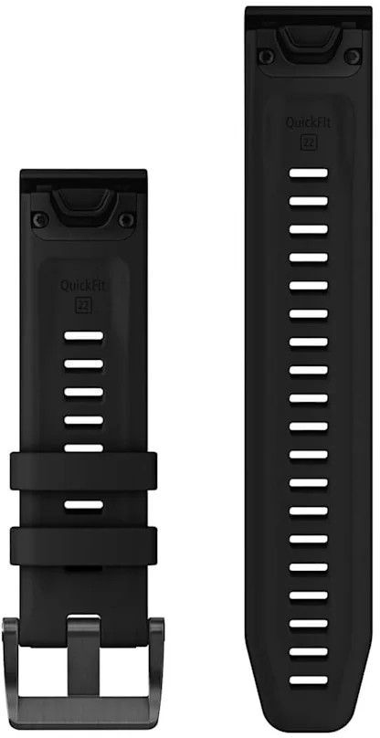 Ремешок Garmin Descent, 22mm, 3-pc, Silicone Dive Band, Black Band (010-13113-02) фото 