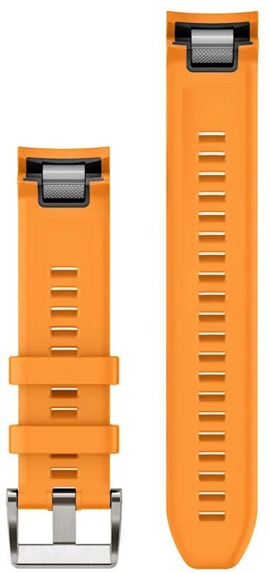 Ремешок Garmin MARQ GEN2 QuickFit 22, Silicone Strap, Spark Orange (010-13225-04) фото 