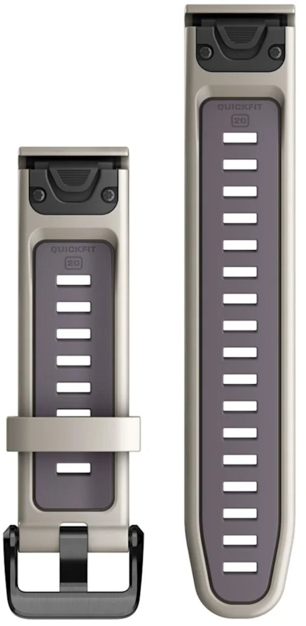 Ремешок Garmin EpixPRO (g2),20mm QuickFit LtSnd/Orchd Silicon Bnd (010-13279-05) фото 
