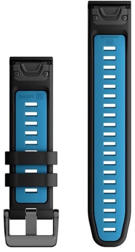 Ремешок Garmin EpixPRO (g2),22mm QuickFit,Blk/CirBlue Silicon Bnd (010-13280-05) фото2