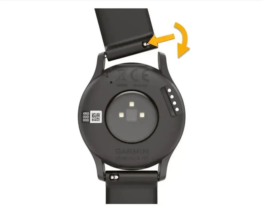 Ремешок Garmin Venu, 20mm Band, Black/Slate Bands (010-12932-11) фото
