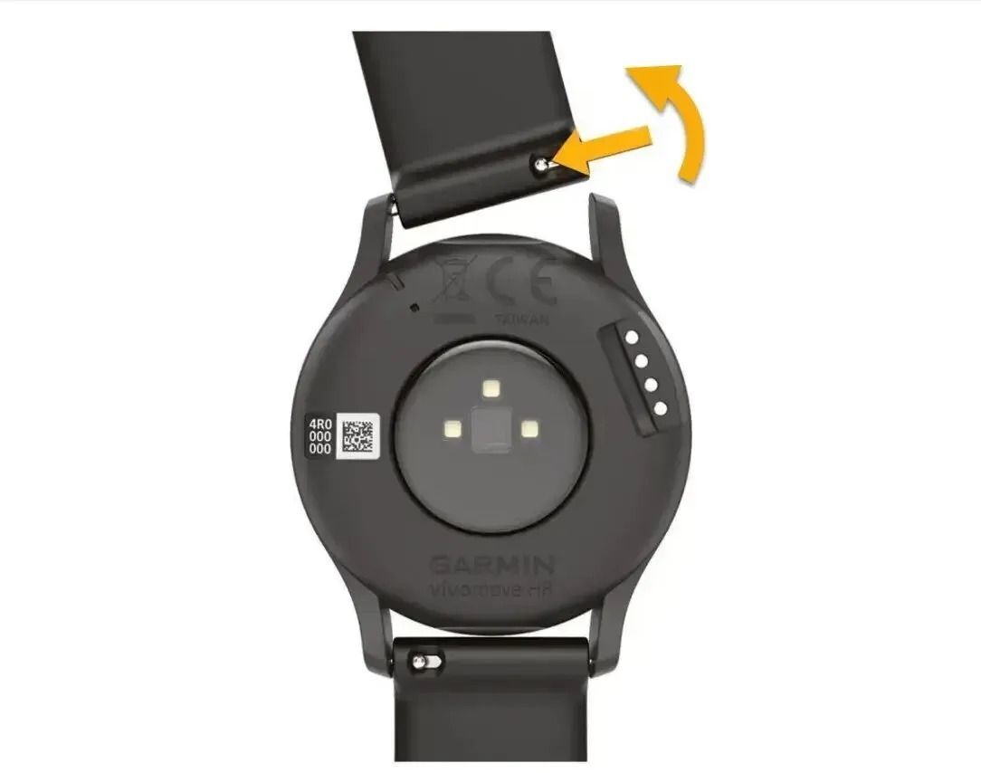 Ремешок Garmin Venu, 20mm Band, Black/Slate Bands (010-12932-11) фото