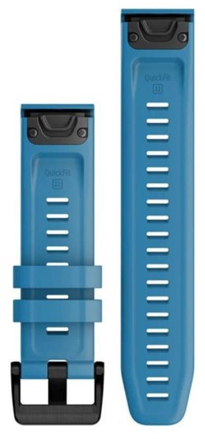 Ремешок Garmin quatix 7, 22mm QuickFit Cirrus Blue Silicone (010-13111-30) фото