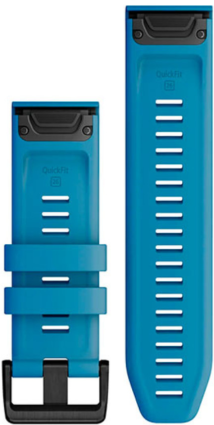 Ремешок Garmin quatix 7X, 26mm QuickFit Cirrus Blue Silicone Band (010-13117-30) фото2