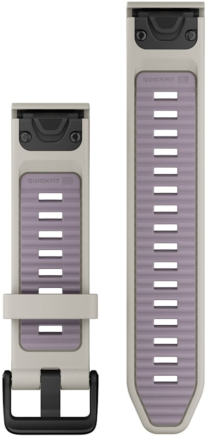 Ремешок Garmin Fenix 8, 20mm QF Fog Gray/Lavender Silicn Bnd (010-13391-03) фото 2