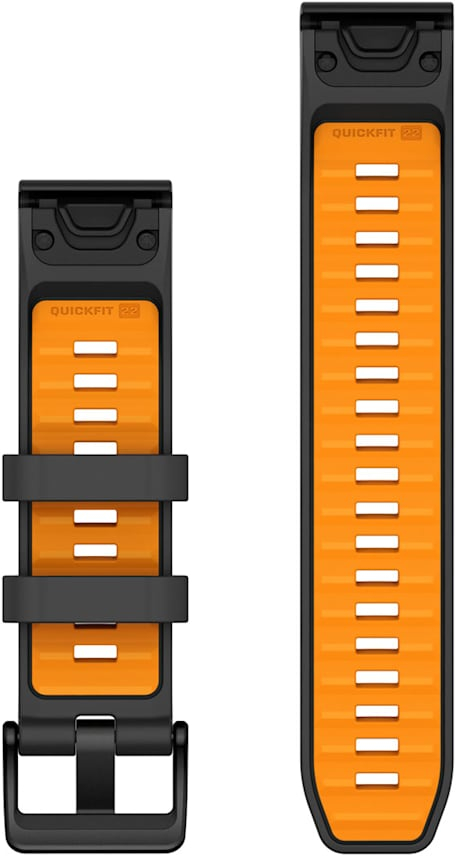 Ремінець Garmin Fenix 8, 22mm, QF Graphite/SparkOrg SiliconeBnd (010-13392-05)фото