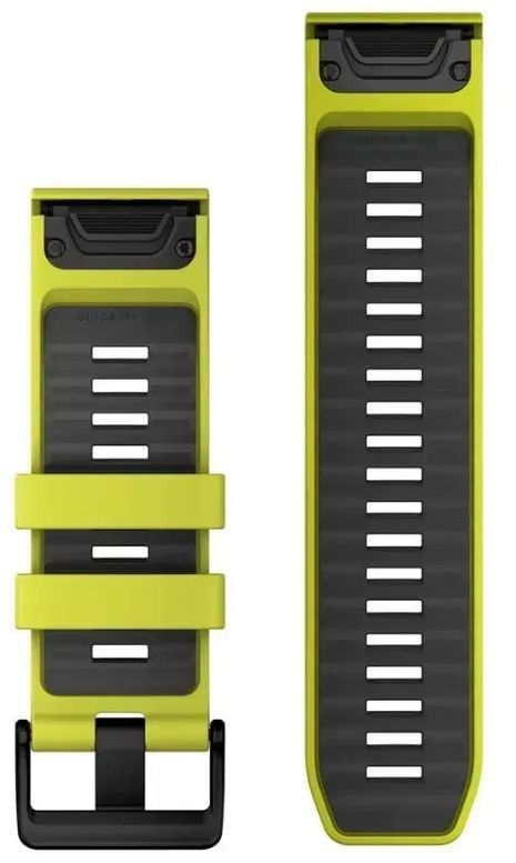 Ремінець Garmin Fenix 8, 26mm, QF AmpYellow/Grph Silicone Band (010-13393-08) фото2