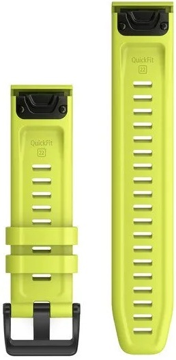 Ремінець Garmin Fenix 6 22mm QuickFit Amp Yellow Silicone Band (010-12863-04)фото