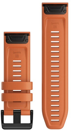 Ремешок Garmin Fenix 6X 26mm QuickFit Ember Orange Silicone Band (010-12864-01) фото 