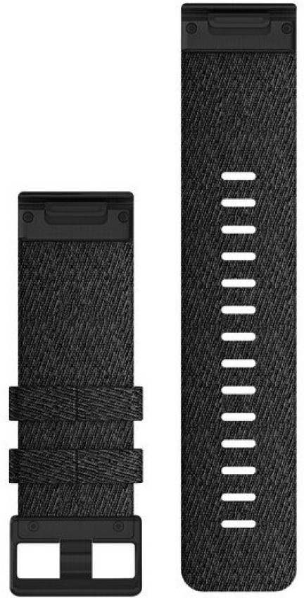 Ремешок Garmin Fenix 6X 26mm QuickFit Heathered Black Nylon Band (010-12864-07) фото2