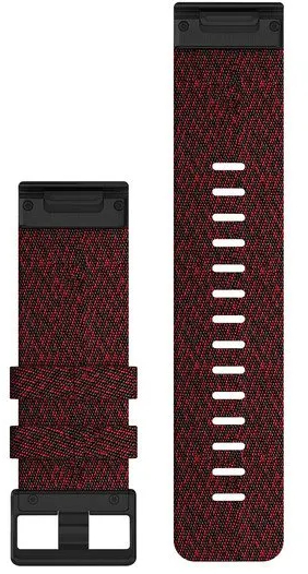 Ремешок Garmin Fenix 6X 26mm QuickFit Heathered Red Nylon Band (010-12864-06) фото 