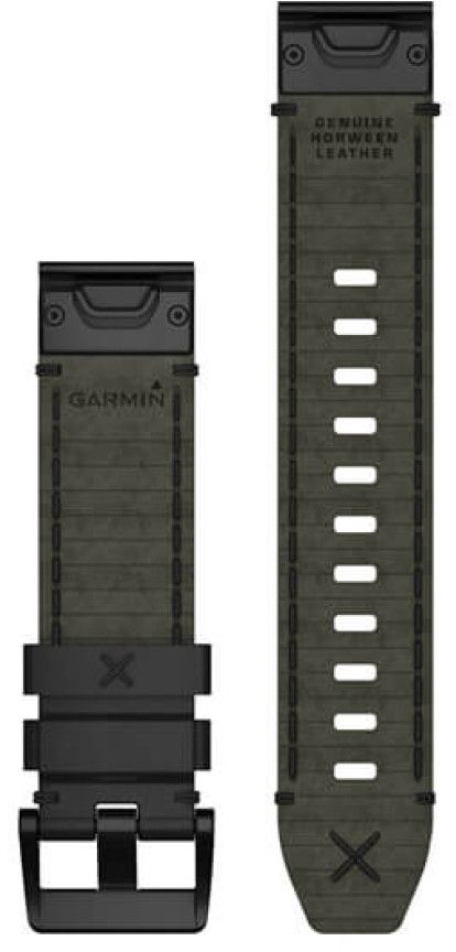 Ремешок Garmin MARQ, QuickFit 22m, Black Leather Strap (010-12738-19) фото2