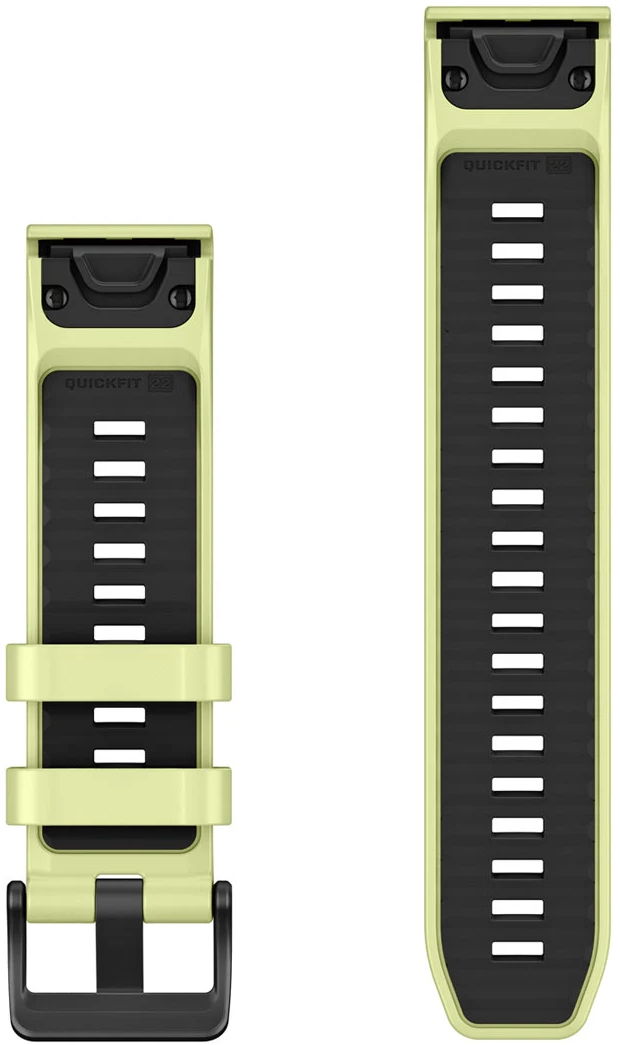 Ремешок Garmin Descent 22mm Si Dive Band, Citron, 3pc-2sz (010-14411-01) фото 