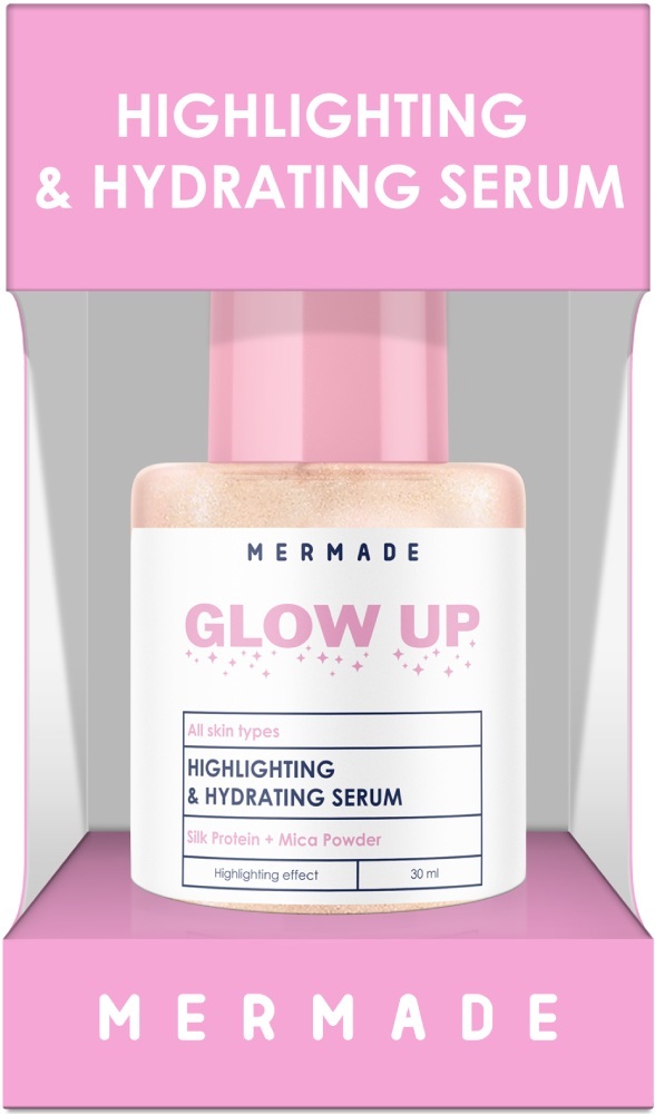 Сыворотка-хайлайтер для лица Mermade Silk protein & Mica 30 мл фото 3