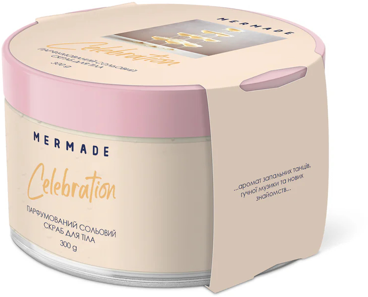 Парфюмированный соляной скраб для тела Mermade Celebration 300 г фото 4