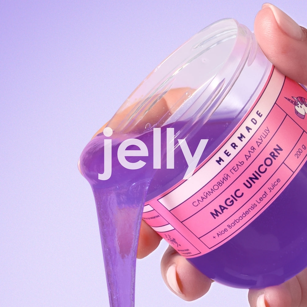 Слайм-гель для душа Mermade Magic Unicorn 200 г фото 3