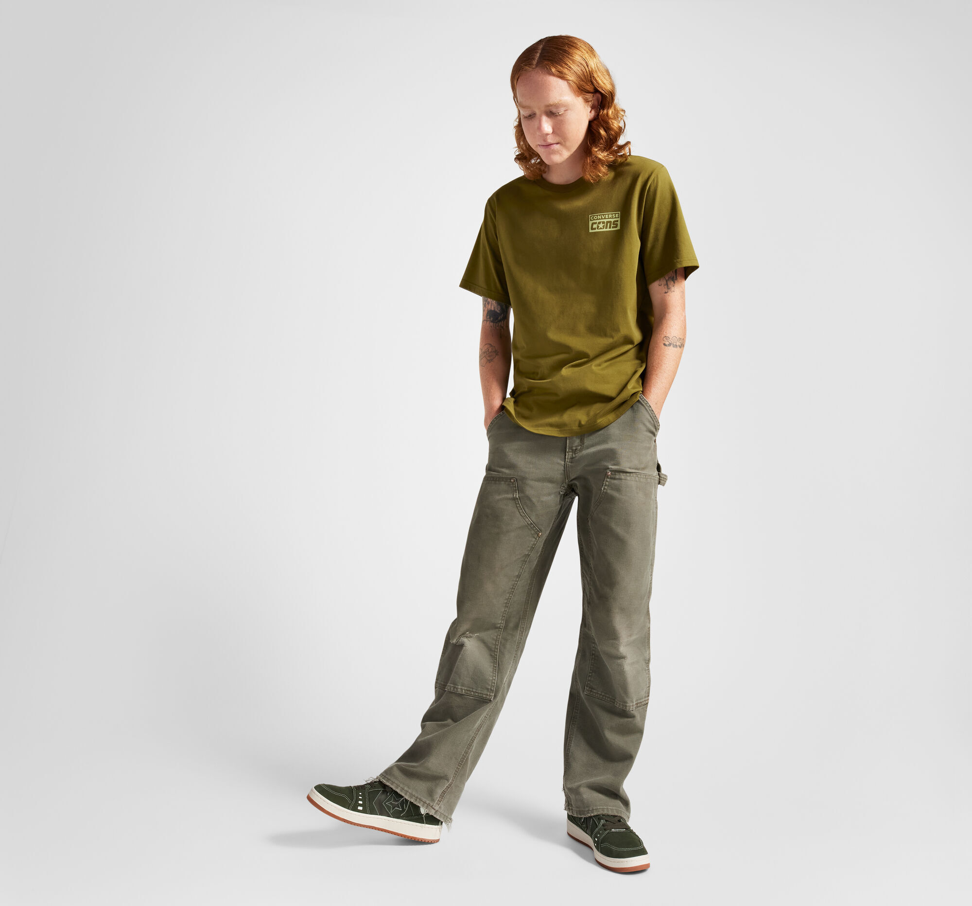 Кеды Converse As-1 Pro Ox A06659C 36 (4 US) зеленые фото 10