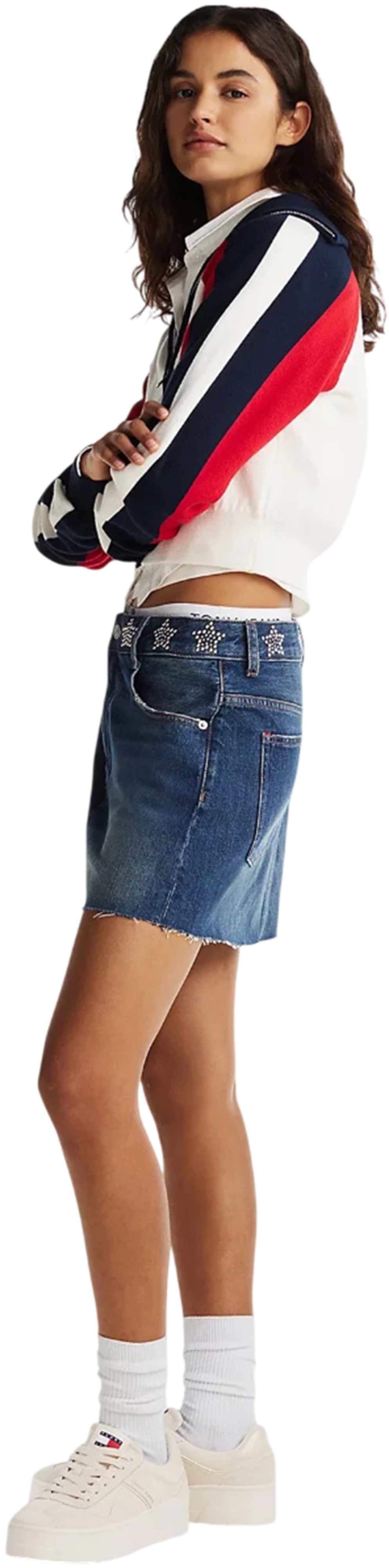 Кроссовки женские Tommy Jeans The Greenwich Flatform Elevated EN0EN02676-XJM 38 бежевые фото 5