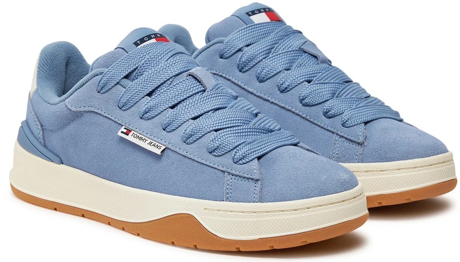 Кроссовки женские Tommy Jeans Tjw Skate Sneaker EN0EN02677-C33 37 голубые фото 3