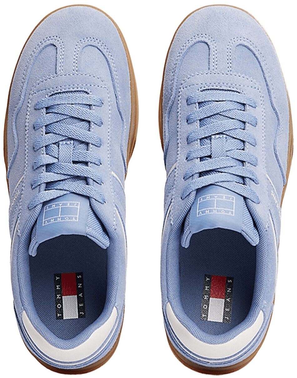 Кеды женские Tommy Jeans The Greenwich Suede EN0EN02696-C33 38 голубые фото 4