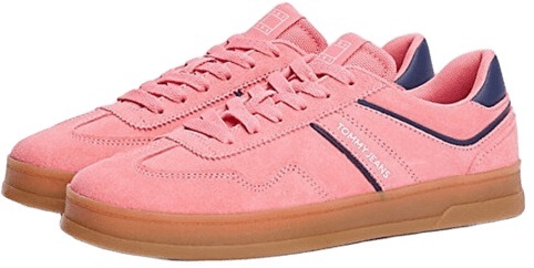 Кеды женские Tommy Jeans The Greenwich Suede EN0EN02696-TIG 37 розовые фото 3