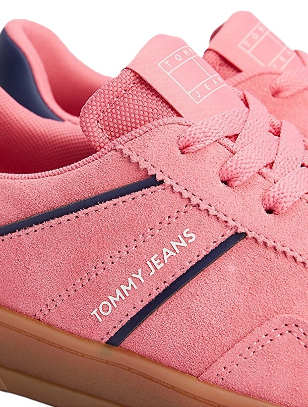 Кеды женские Tommy Jeans The Greenwich Suede EN0EN02696-TIG 37 розовые фото 7