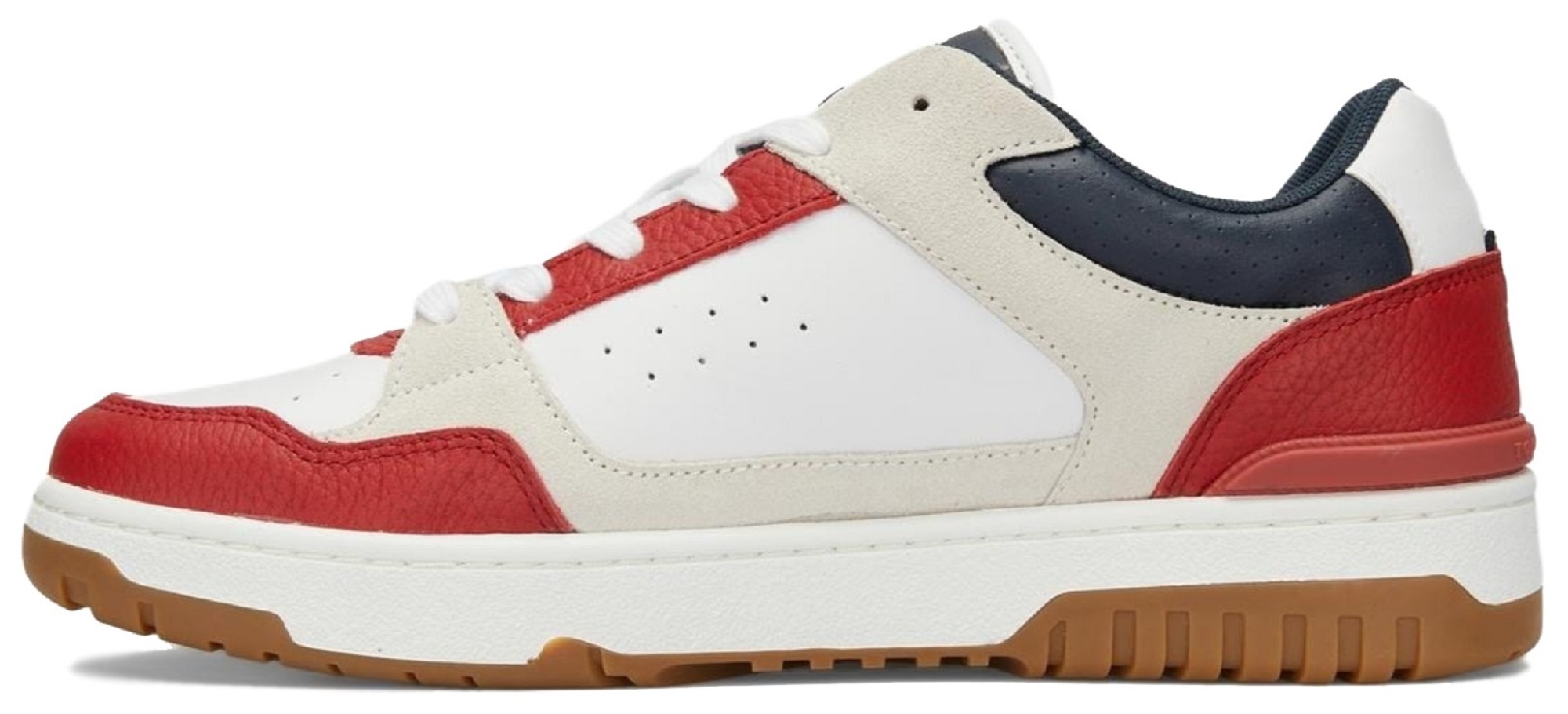 Кроссовки мужские Tommy Hilfiger Th Basket Street Block FM0FM05117-XNN 41 красные фото 2