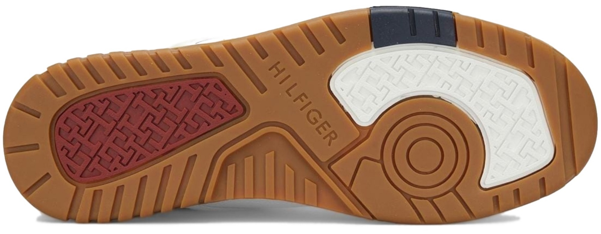 Кроссовки мужские Tommy Hilfiger Th Basket Street Block FM0FM05117-XNN 44 красные фото 4