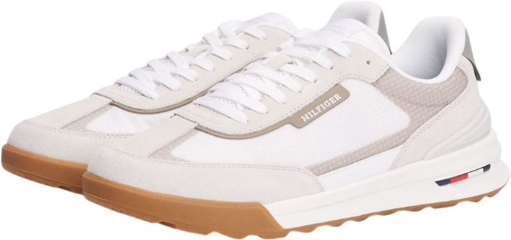 Кроссовки мужские Tommy Hilfiger Retro Runner Seasonal FM0FM05328-YBS 40 белые фото 3