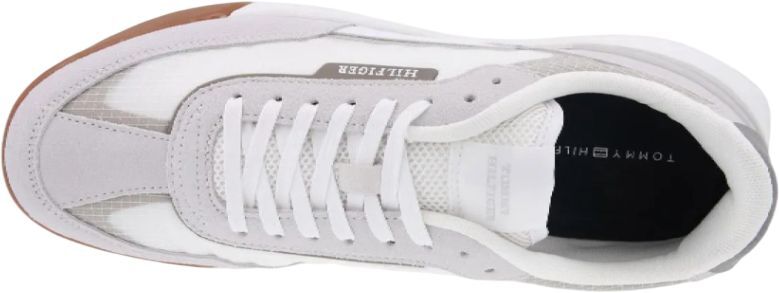 Кроссовки мужские Tommy Hilfiger Retro Runner Seasonal FM0FM05328-YBS 40 белые фото 5