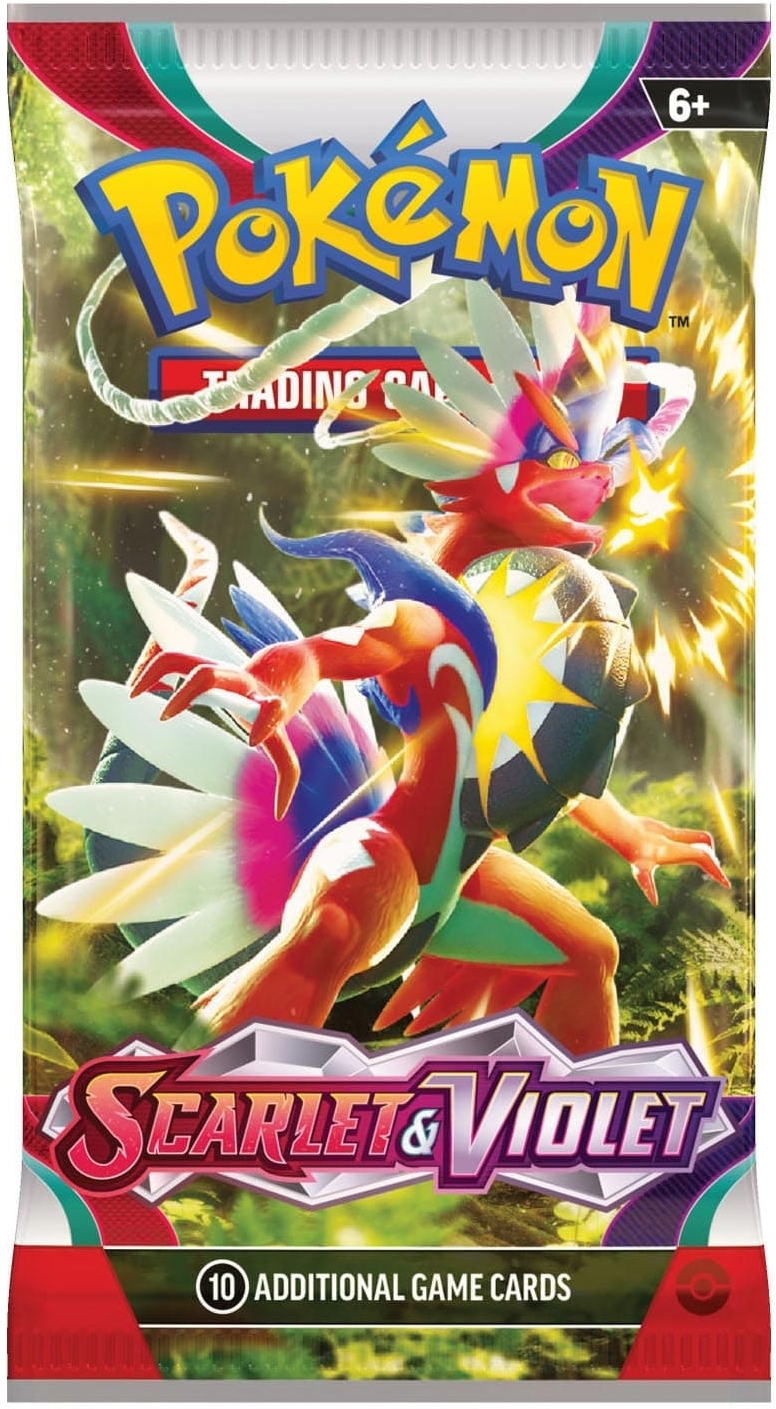 Коллекционная карточная игра Pokemon: Scarlet & Violet - Base Set - Booster Pack (TCG) фото 5