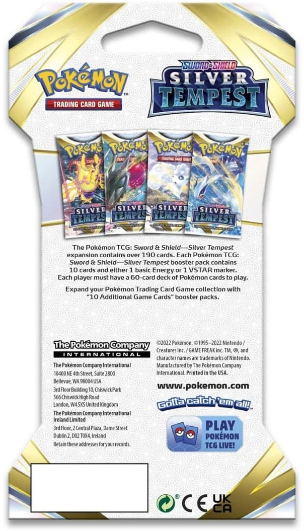 Коллекционная карточная игра Pokemon: Silver Tempest Booster Pack (TCG) фото 6