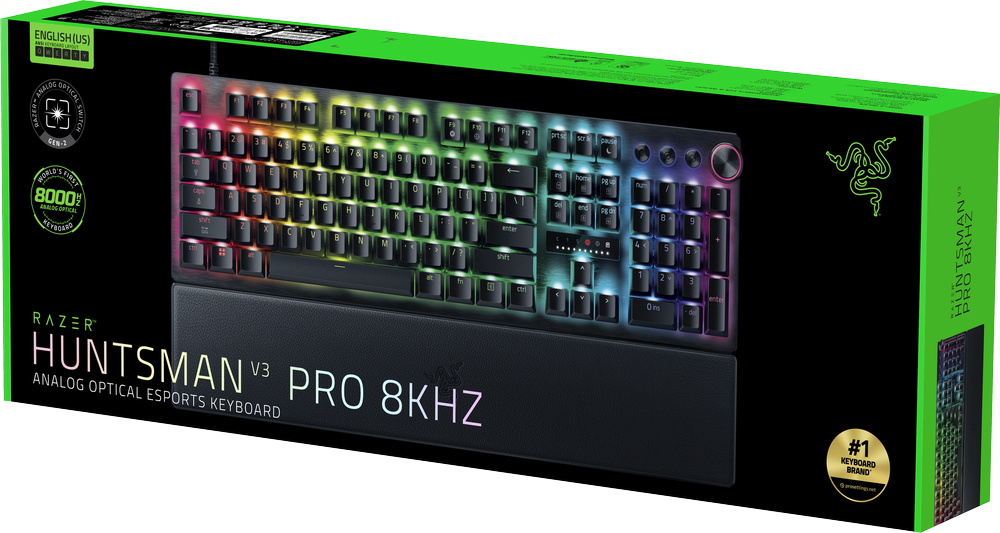 Ігрова клавіатура Razer Huntsman V3 Pro RGB Black (RZ03-05530100-R3M1)фото