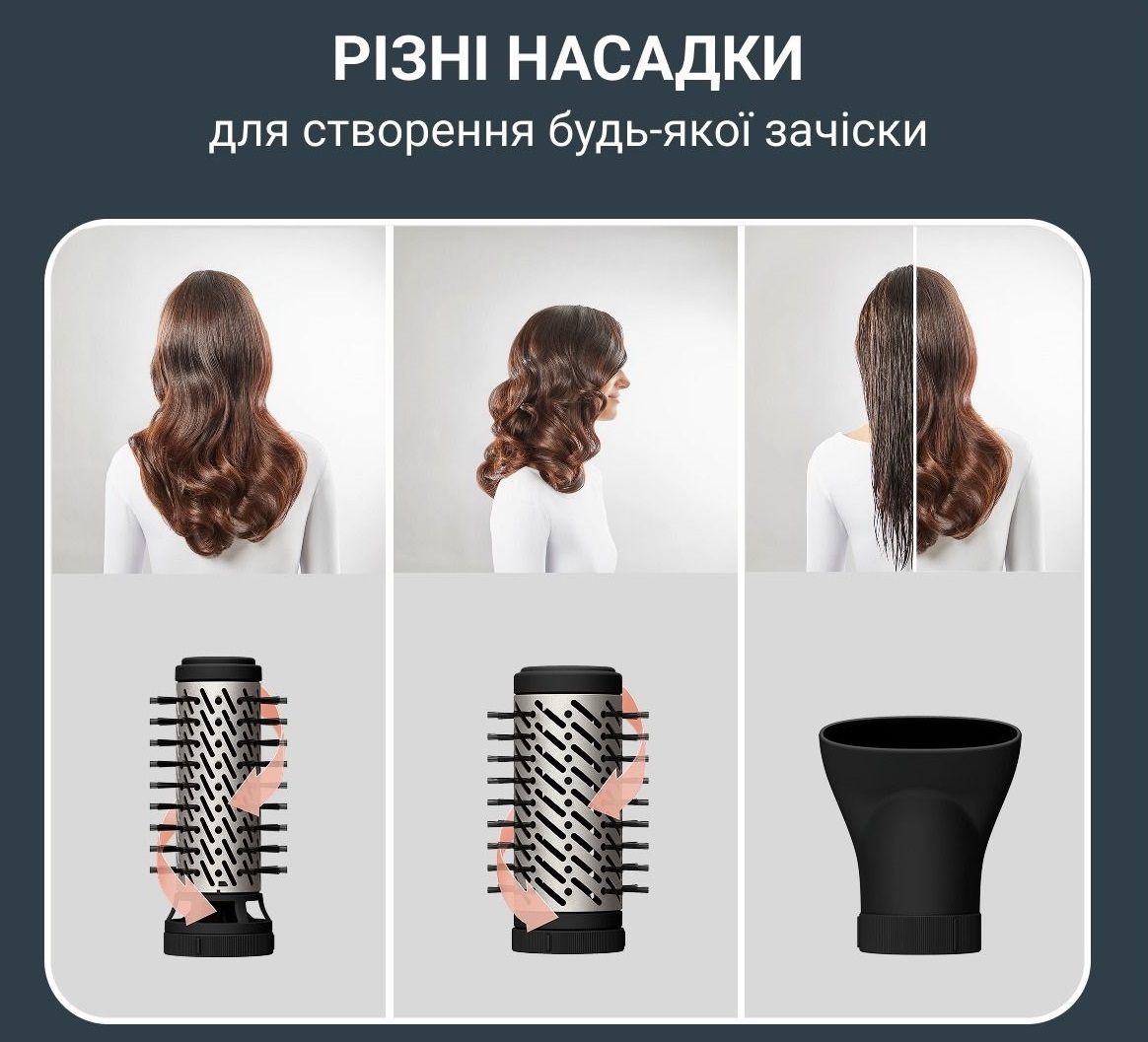 Фен-щітка Rowenta UB9530F0фото