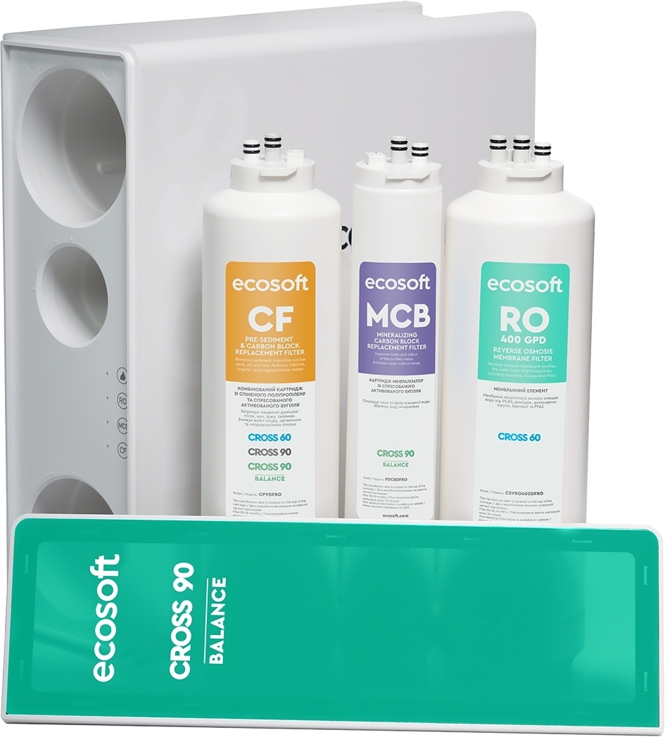 Фільтр зворотного осмосу Ecosoft Cross90 Balance (MO3600MPECO)фото3