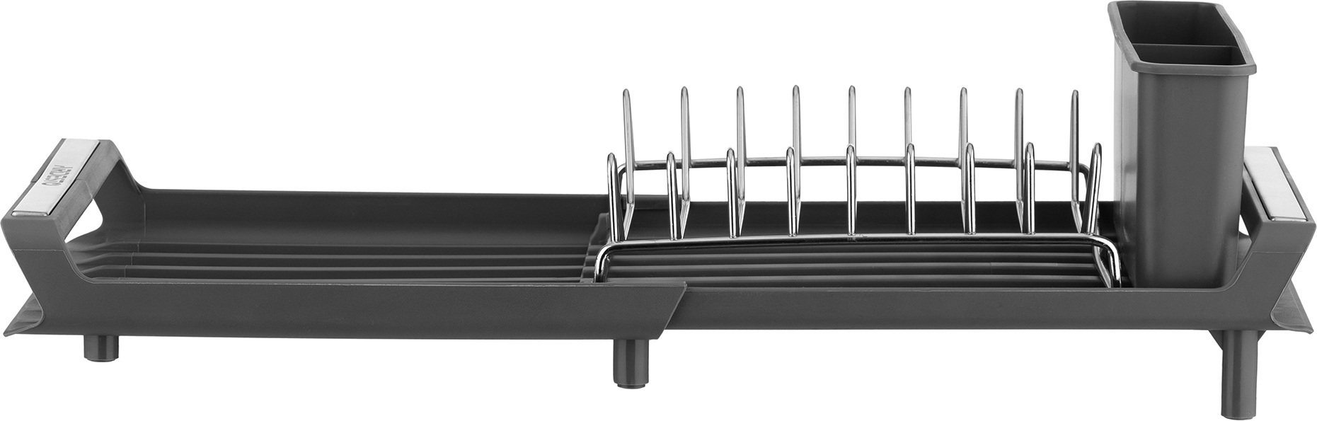 Сушарка для посуду з підставкою ARDESTO Minimalism 46.5x19.5x9.5см, сірий (ARHK4103GS)фото