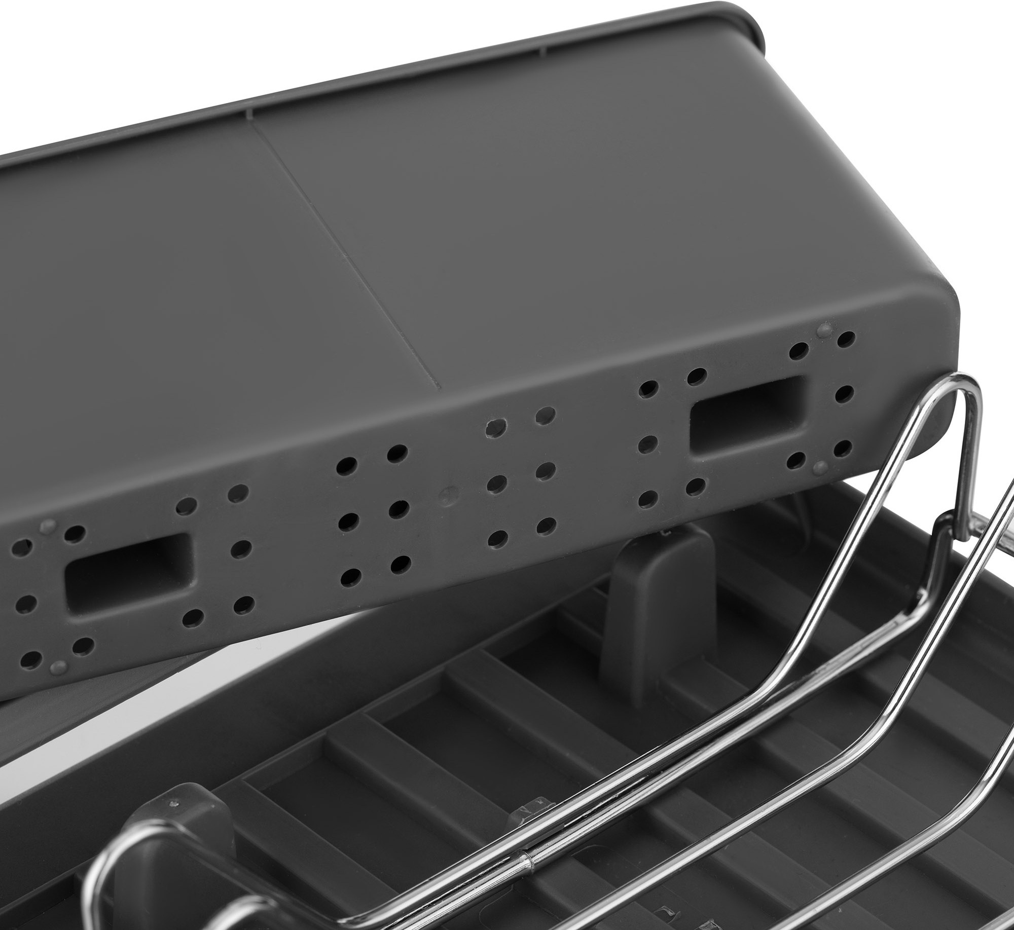 Сушарка для посуду з підставкою ARDESTO Minimalism 46.5x19.5x9.5см, сірий (ARHK4103GS)фото