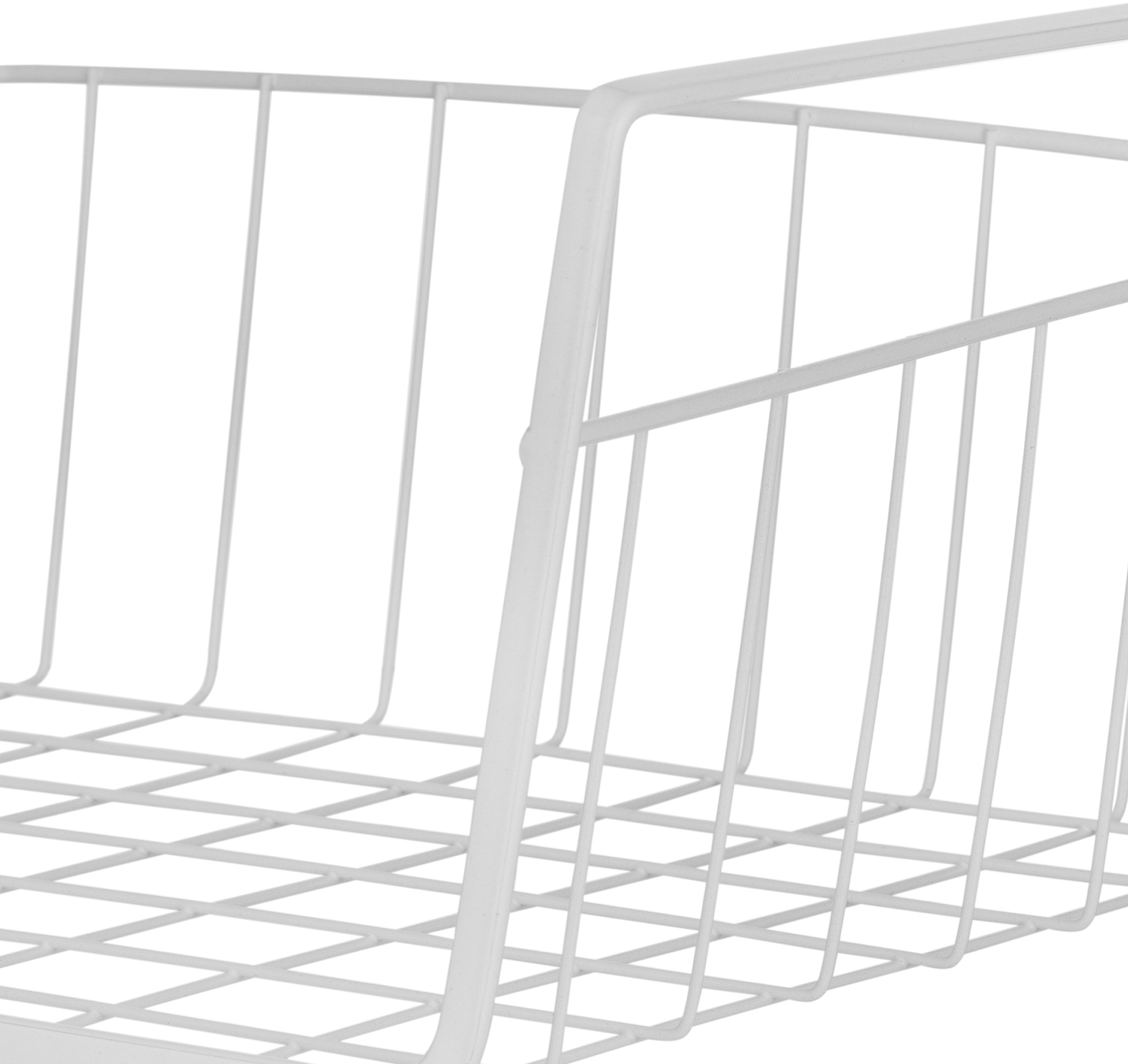 Полка подвесная ARDESTO 30х24х10см, металл, белый (ARHK4506W) фото 5