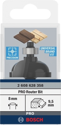 Фреза профільна Bosch Professional Std S8 R9.5 D35 L16.2 (2.608.628.358) фото