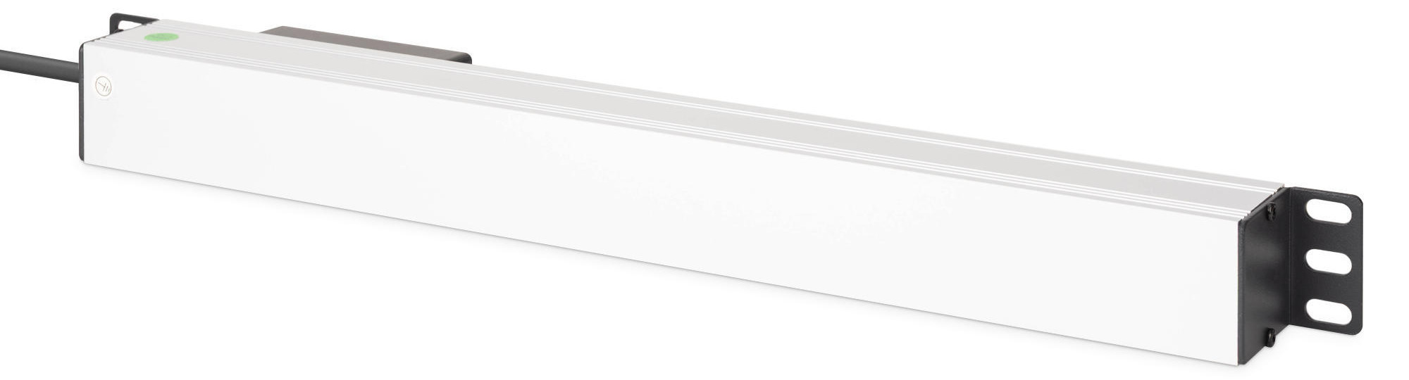 Пристрій розподілу електроживлення DIGITUS 1U, 7xSchuko, 16A, 250V, автомат, вилка Schuko (DN-95439)фото