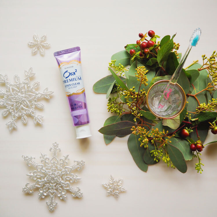 Зубная паста отбеливающая SunStar Ora2 Premium Aroma Mint Ароматная мята 100 г фото 